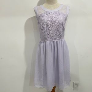 Gianni Bini lavender purple lace dress